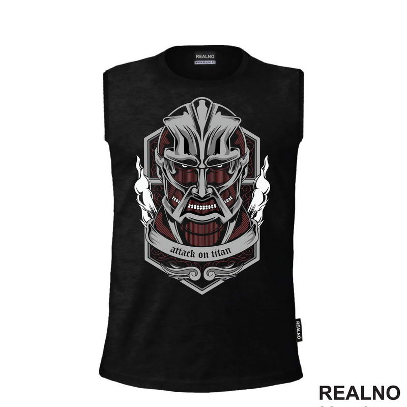 Colossal - Red And Grey - Attack On Titan - Majica