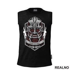 Colossal - Red And Grey - Attack On Titan - Majica