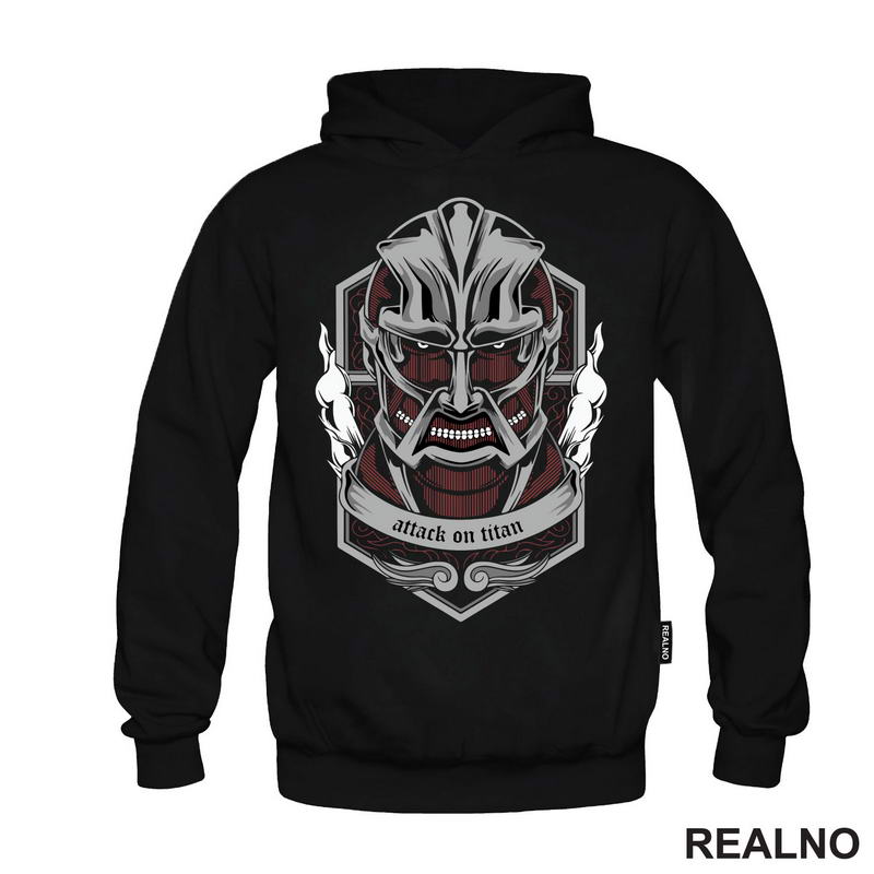 Colossal - Red And Grey - Attack On Titan - Majica