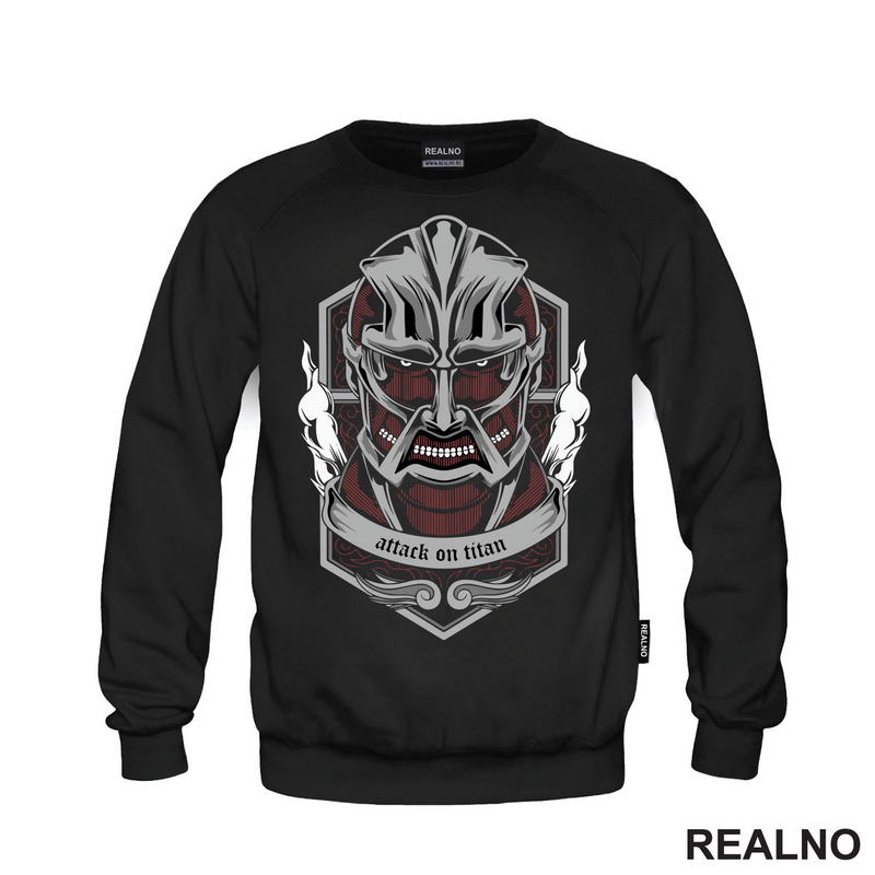 Colossal - Red And Grey - Attack On Titan - Majica