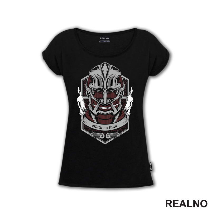 Colossal - Red And Grey - Attack On Titan - Majica