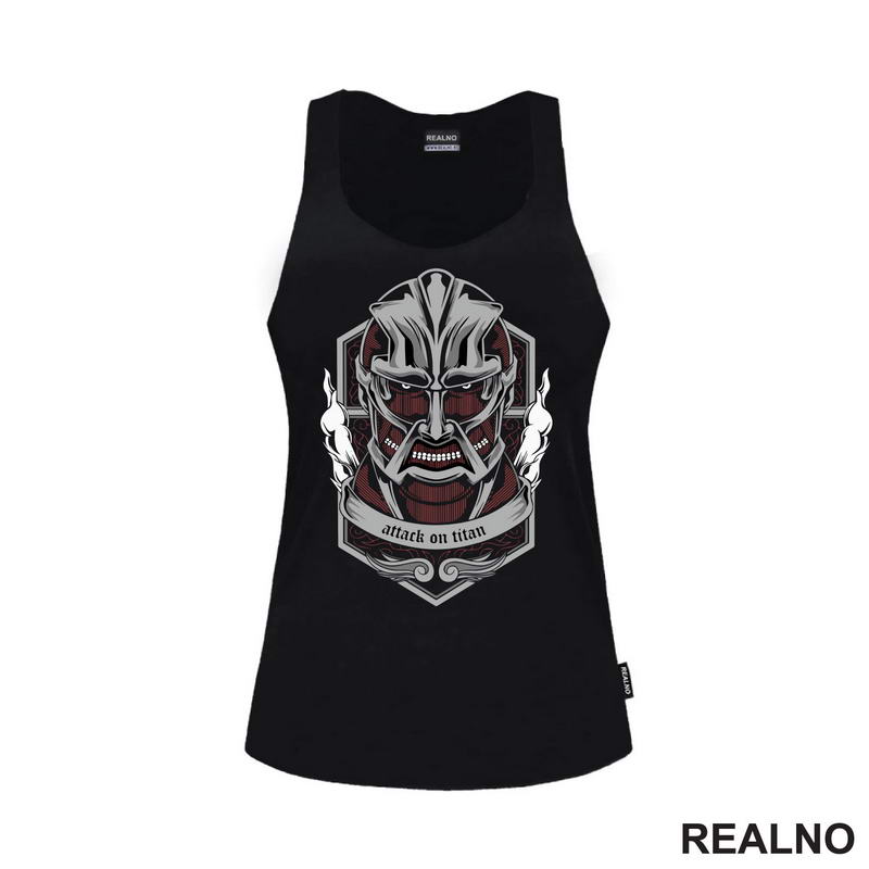Colossal - Red And Grey - Attack On Titan - Majica