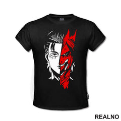 Eren Yeager - Half Face - Attack On Titan - Majica