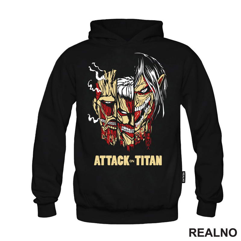 Colossal, Armored And Attack - Attack On Titan - Majica