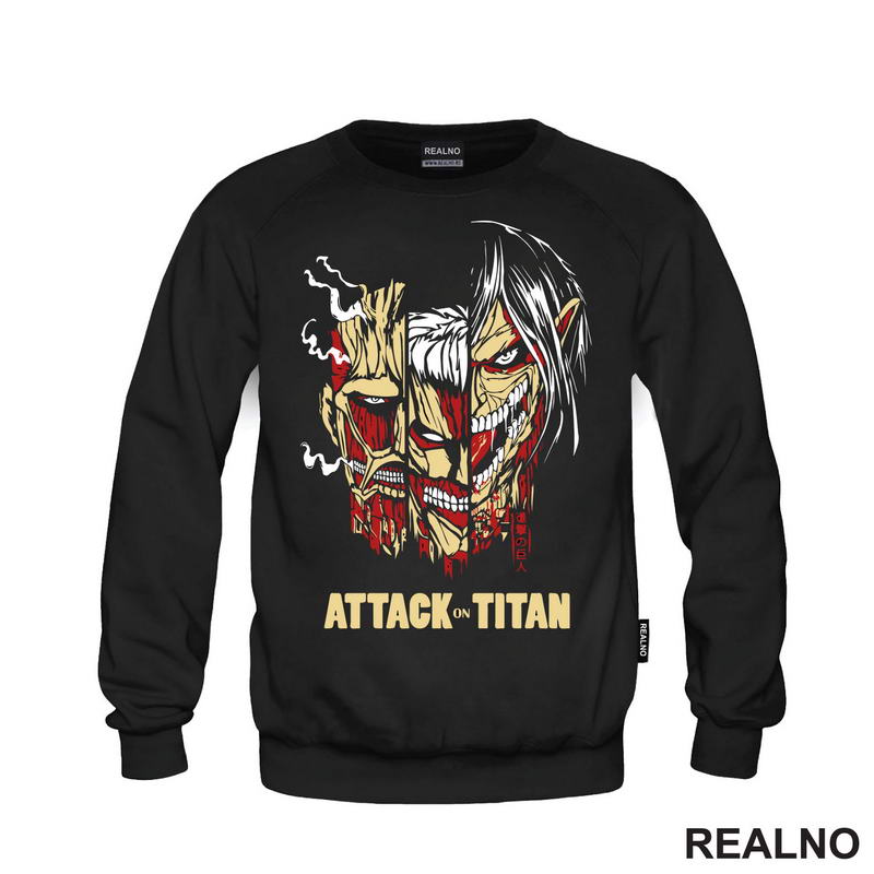 Colossal, Armored And Attack - Attack On Titan - Majica