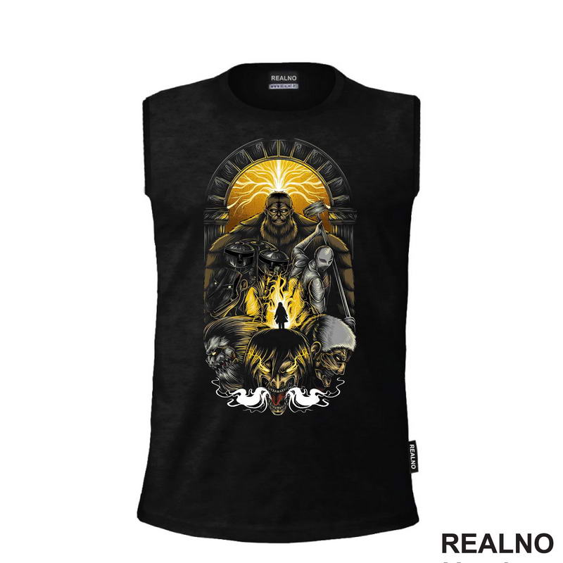 Yellow Titans - Attack On Titan - Majica