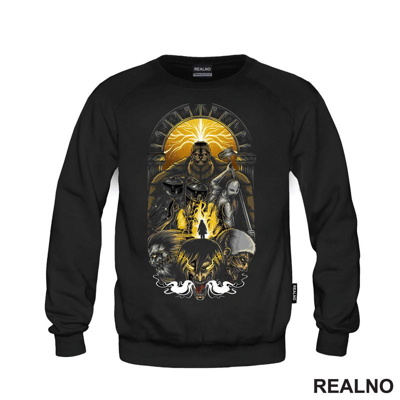 Yellow Titans - Attack On Titan - Majica
