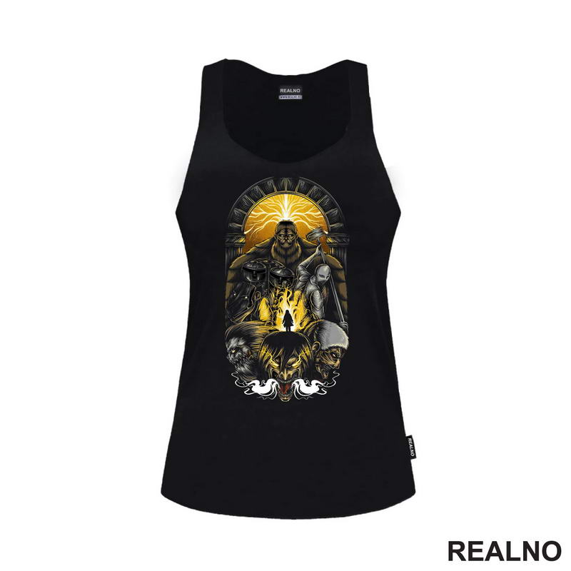Yellow Titans - Attack On Titan - Majica