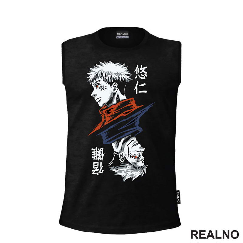 Yuji And Sukuna - Jujutsu Kaisen - Anime - Majica