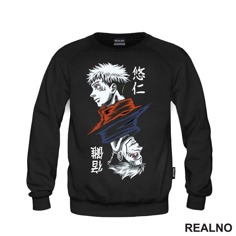 Yuji And Sukuna - Jujutsu Kaisen - Anime - Majica