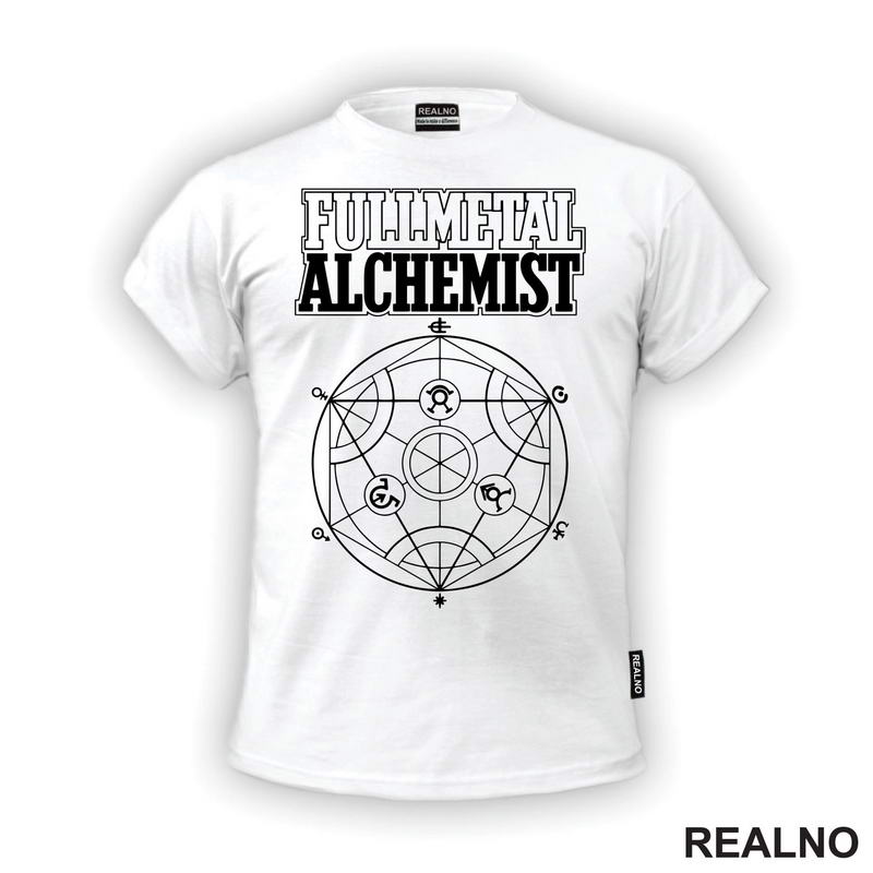 Logo And Transmutation - Fullmetal Alchemist - Anime - Majica