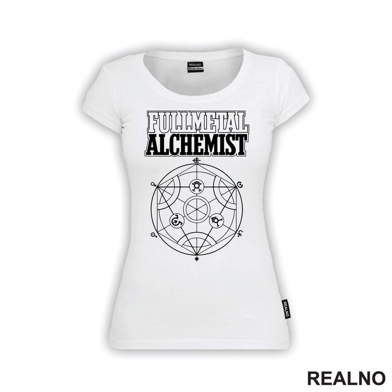 Logo And Transmutation - Fullmetal Alchemist - Anime - Majica