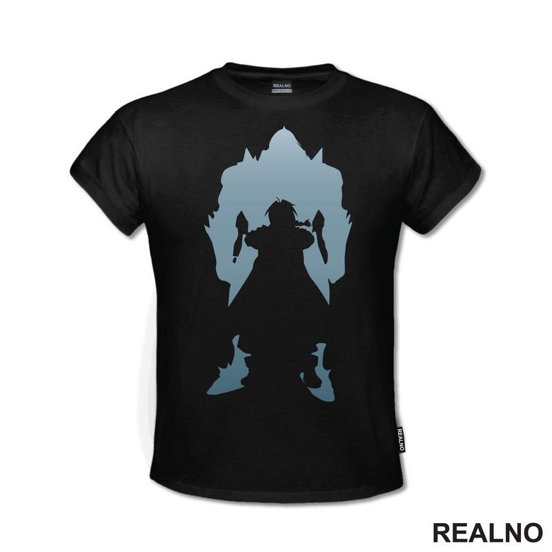 Standing Brothers - Al And Ed - Fullmetal Alchemist - Anime - Majica