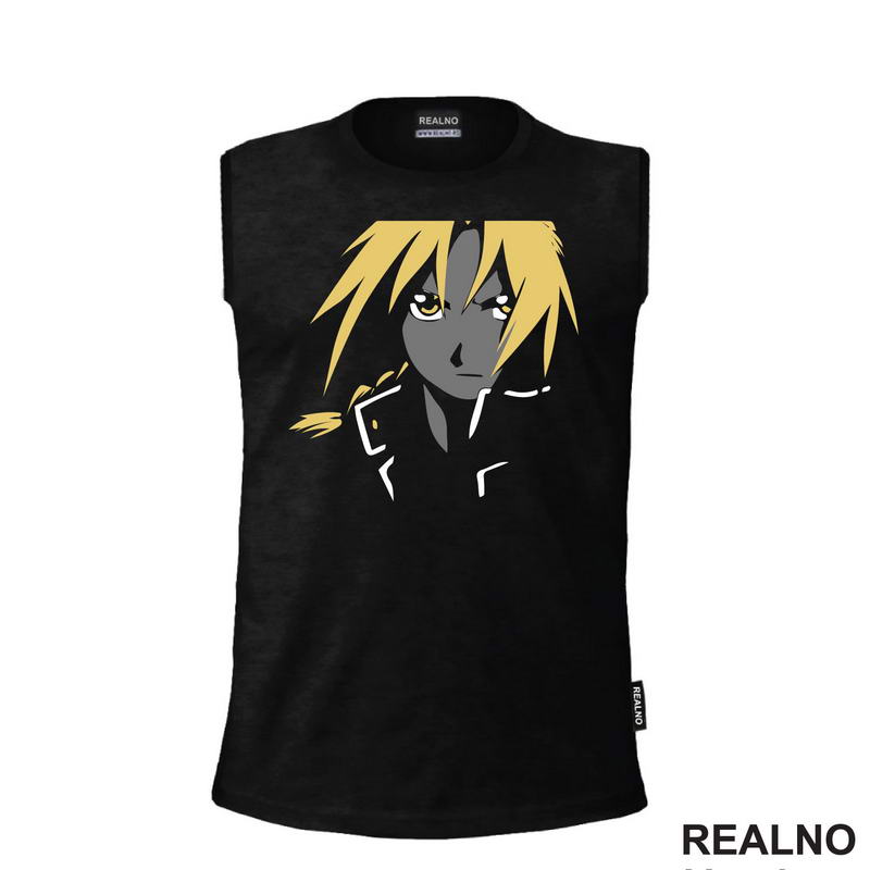 Edward - Face Outline - Fullmetal Alchemist - Anime - Majica