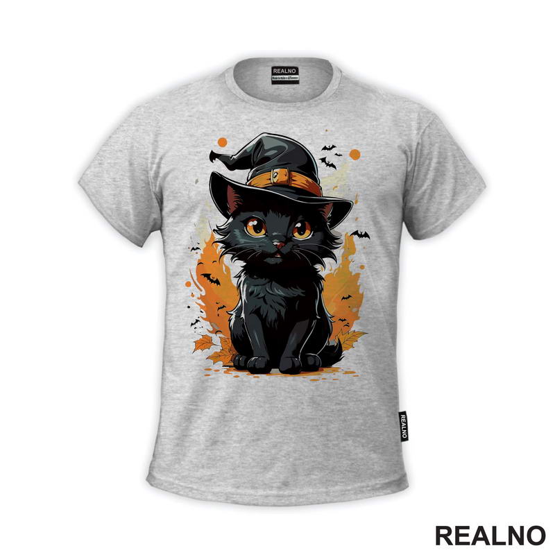 Mačka Veštica - Mačke - Cat - Majica