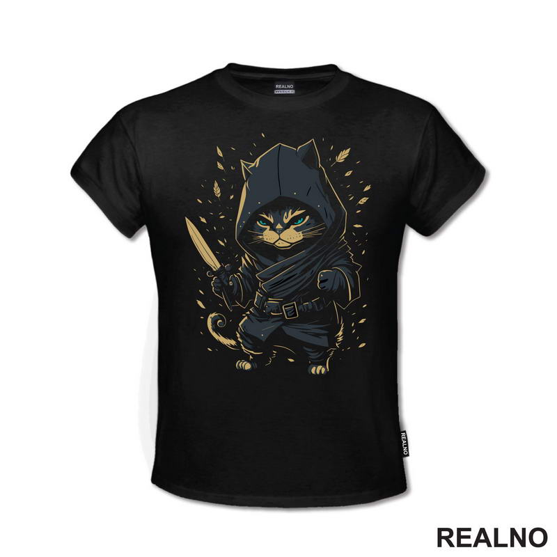 Nindža Mačka - Mačke - Cat - Majica