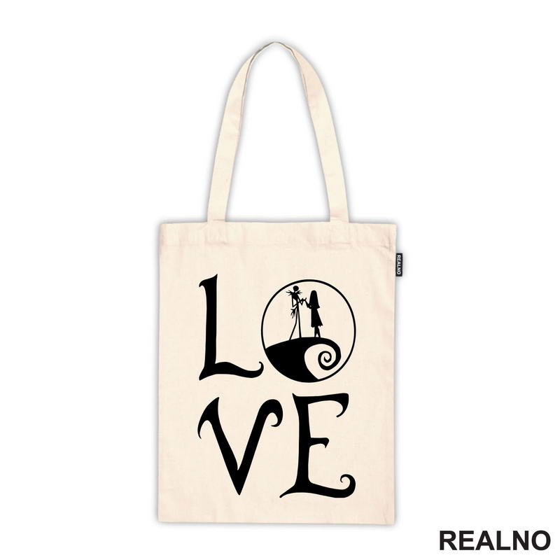 Love - Moon - Jack And Sally - Majica
