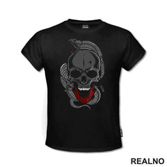 Siva Lobanja - Skull - Art - Majica