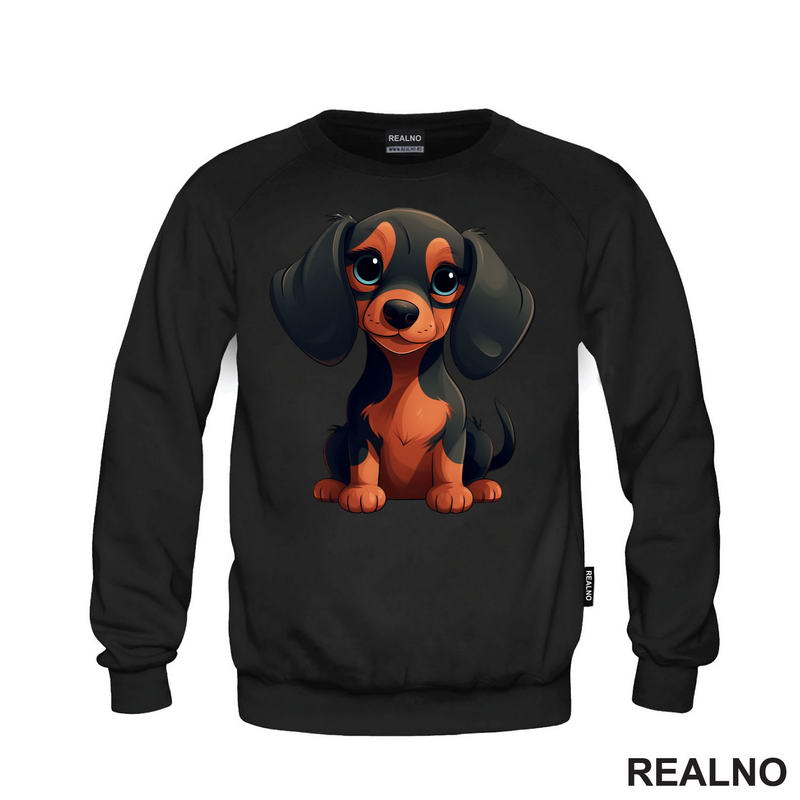 Slatka Jazavičarka Sedi - Pas - Dog - Majica