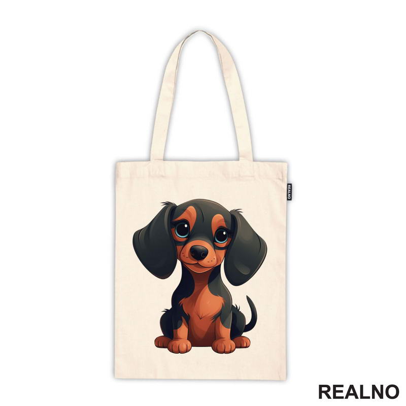 Slatka Jazavičarka Sedi - Pas - Dog - Majica