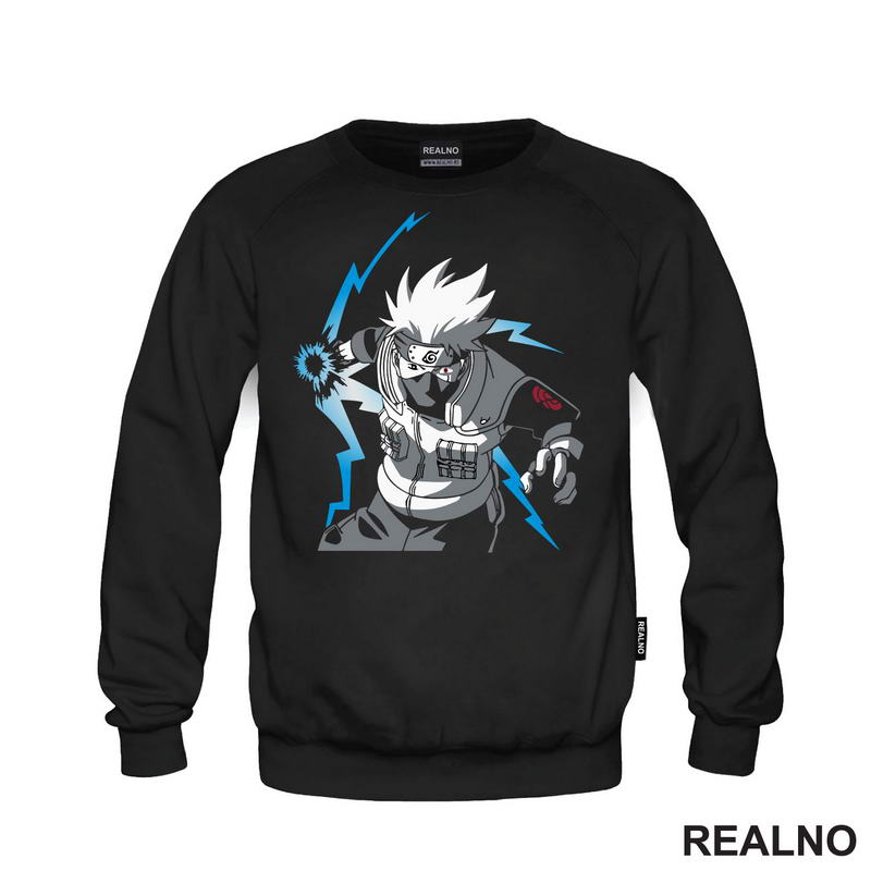 Kakashi Chidori - Blue - Naruto - Majica