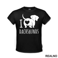 Ja volim jazavičare - Pas - Dog - Majica