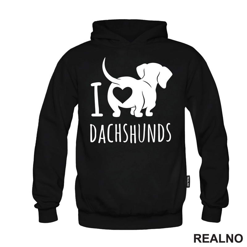 Ja volim jazavičare - Pas - Dog - Majica