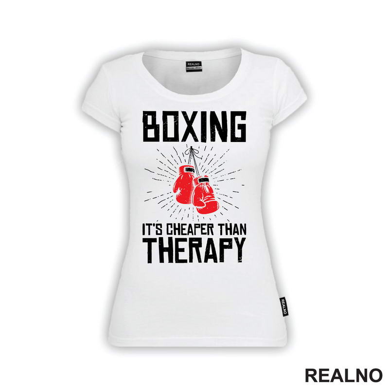 Boxing Is Cheaper Than Therapy - Sport - Majica