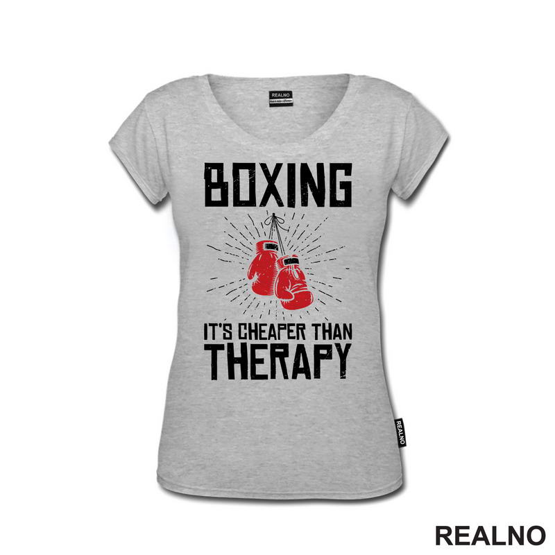 Boxing Is Cheaper Than Therapy - Sport - Majica