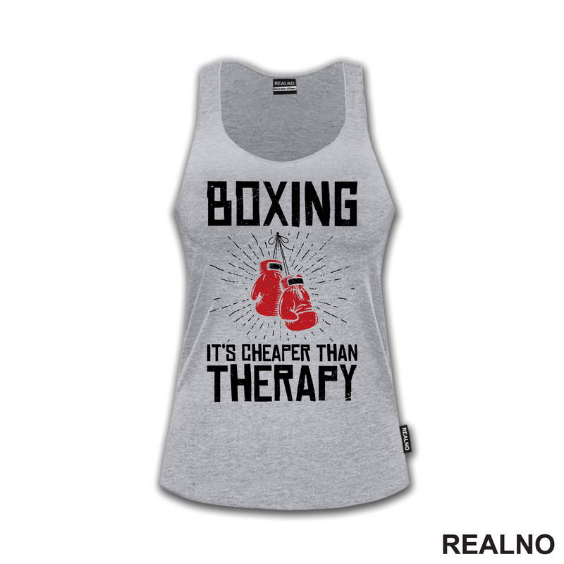 Boxing Is Cheaper Than Therapy - Sport - Majica