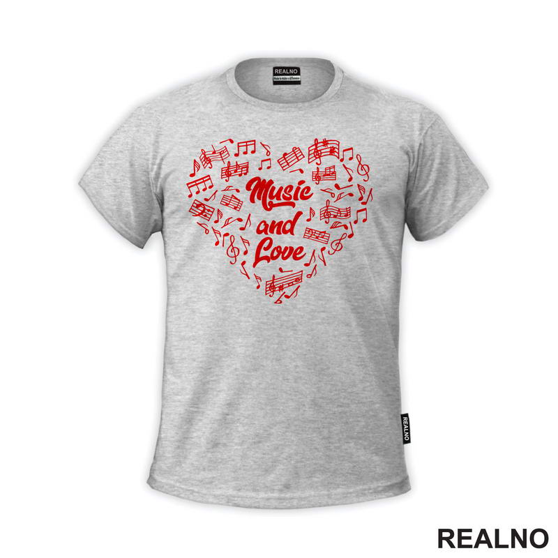 Music And Love - Muzika - Majica