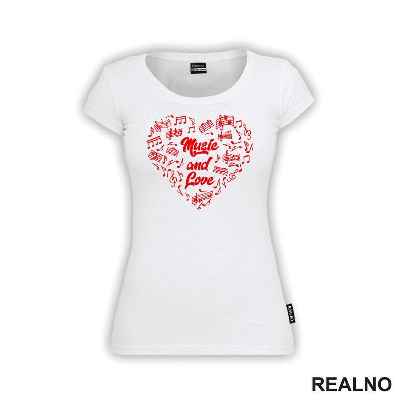 Music And Love - Muzika - Majica
