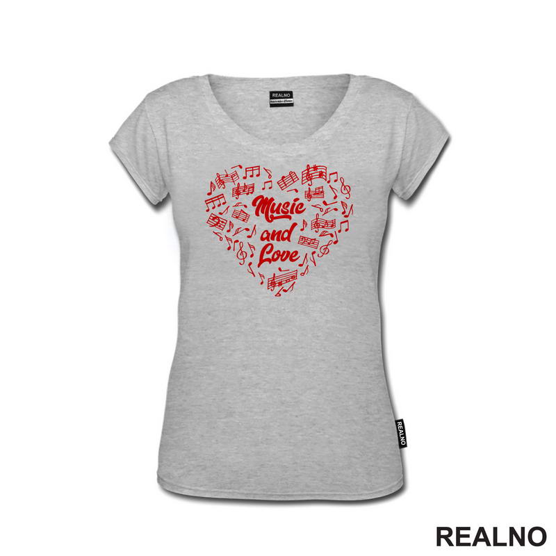 Music And Love - Muzika - Majica