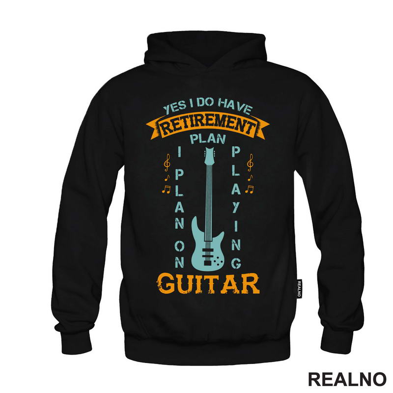 My Retirement Plan Guitar - Muzika - Majica