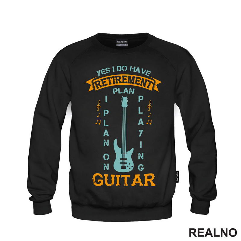 My Retirement Plan Guitar - Muzika - Majica