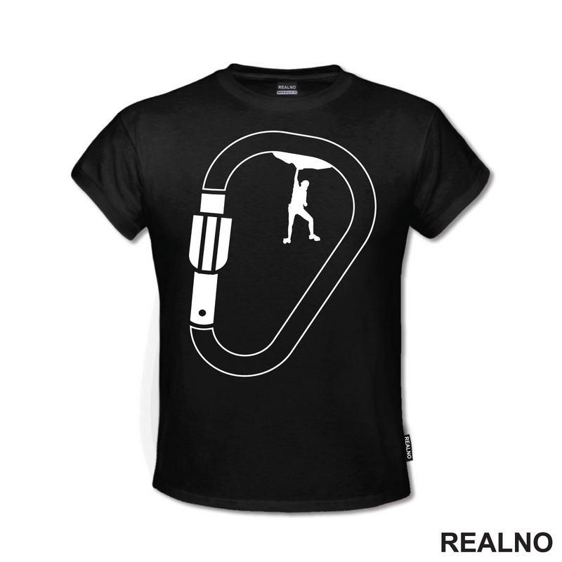 Rock Climbing - Carabiner - Priroda - Majica