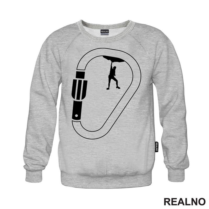 Rock Climbing - Carabiner - Priroda - Majica