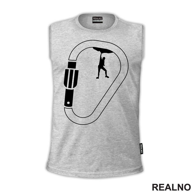 Rock Climbing - Carabiner - Priroda - Majica