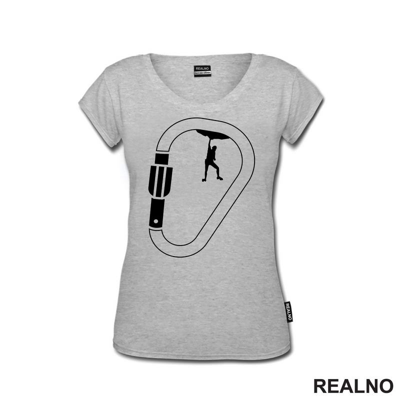 Rock Climbing - Carabiner - Priroda - Majica