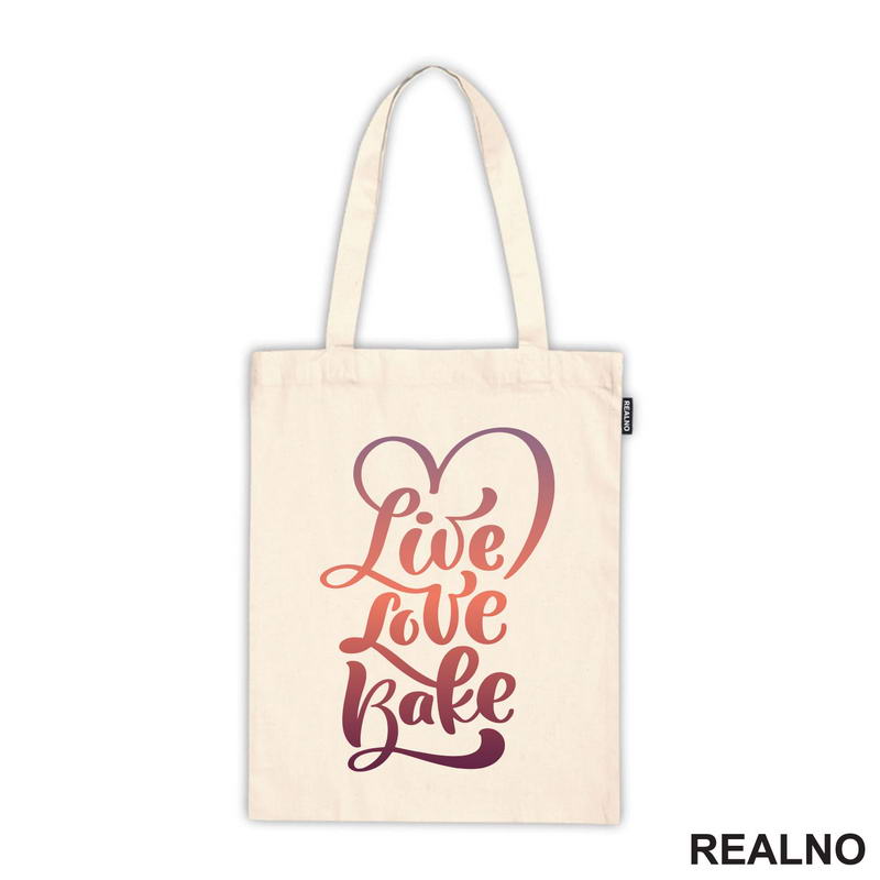Live Love Bake - Food - Hrana - Majica