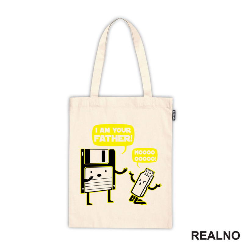 Usb And Floppy Disk - Your Father - Geek - Majica