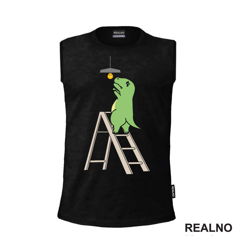 T-Rex Menja Sijalicu - Humor - Majica
