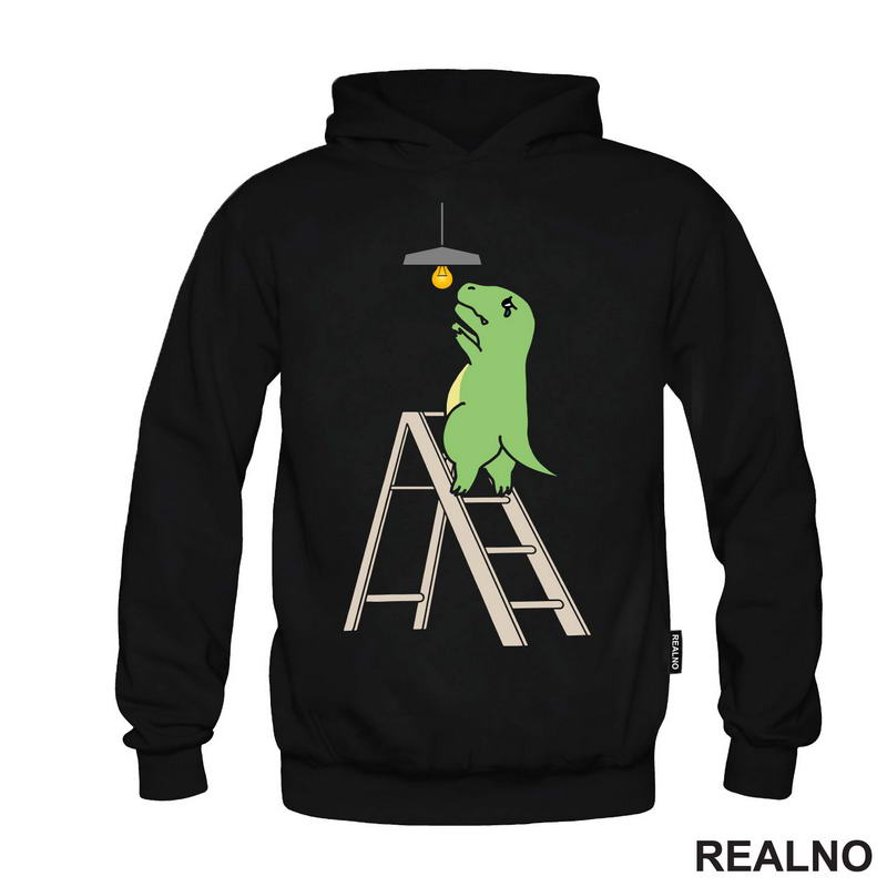 T-Rex Menja Sijalicu - Humor - Majica