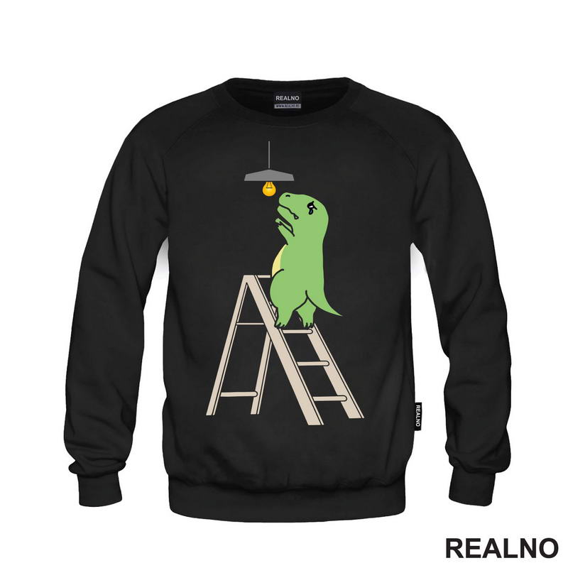 T-Rex Menja Sijalicu - Humor - Majica