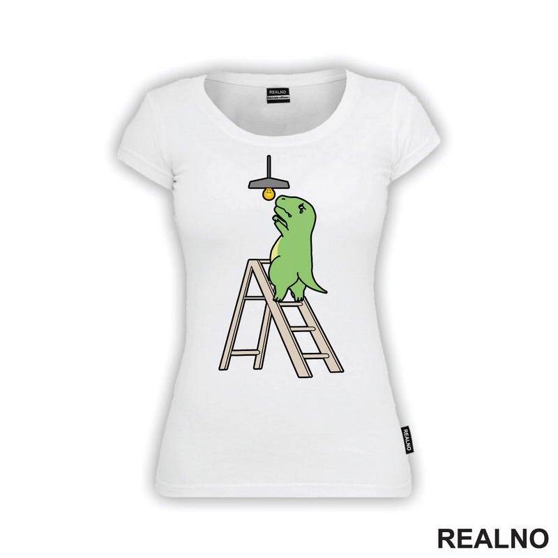 T-Rex Menja Sijalicu - Humor - Majica