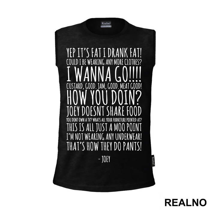 Yep It's Fat I Drank Fat - Friends - Prijatelji