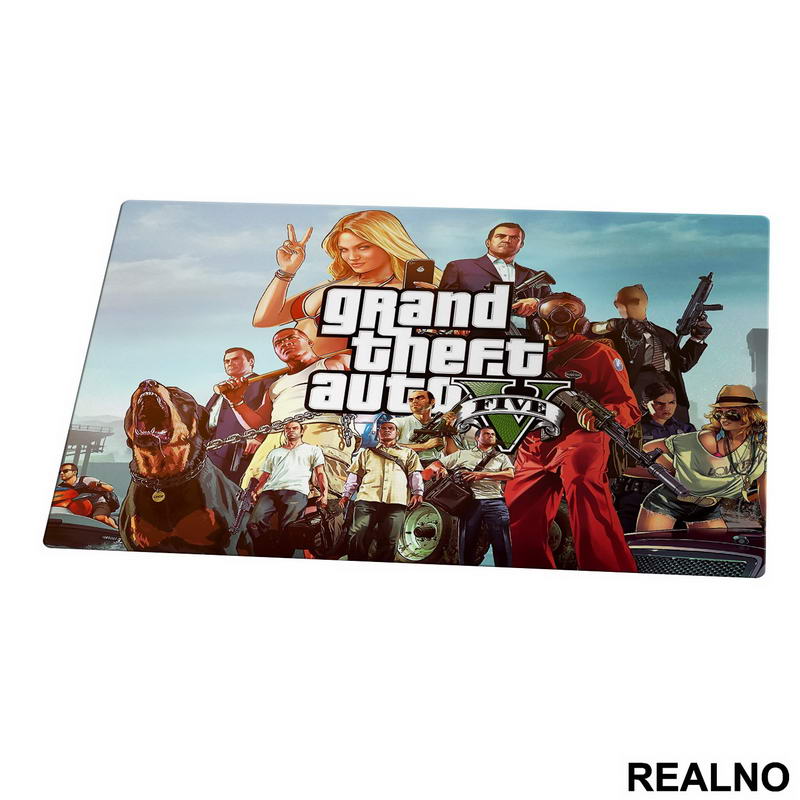 Caracters And Logo - Sky - GTA 5 - Podmetač za sto