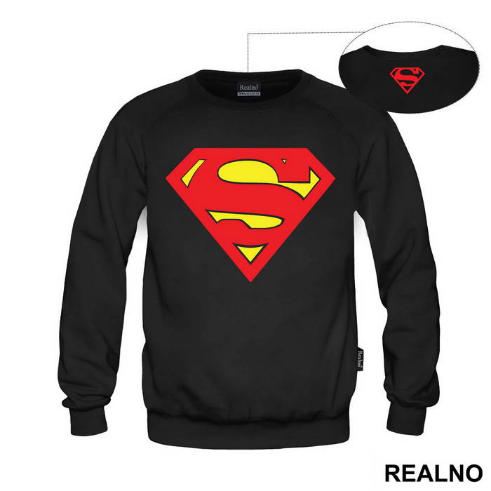 Logo - Plain Red And Yellow - Superman - Majica