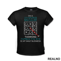Computer Specialist - Thinking Outside Of The Box - Geek - Majica