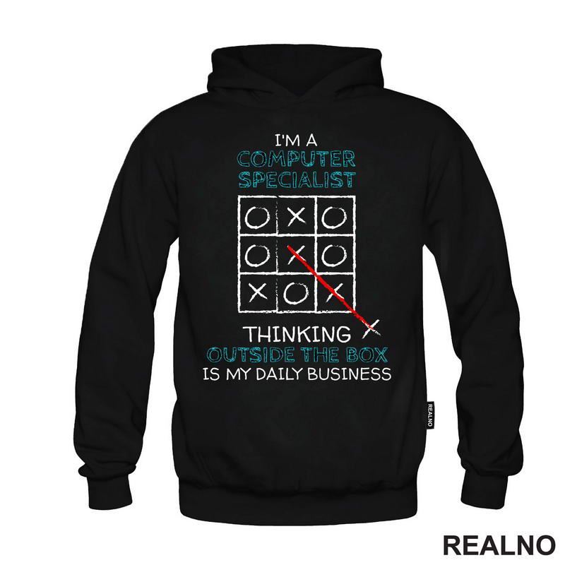 Computer Specialist - Thinking Outside Of The Box - Geek - Majica